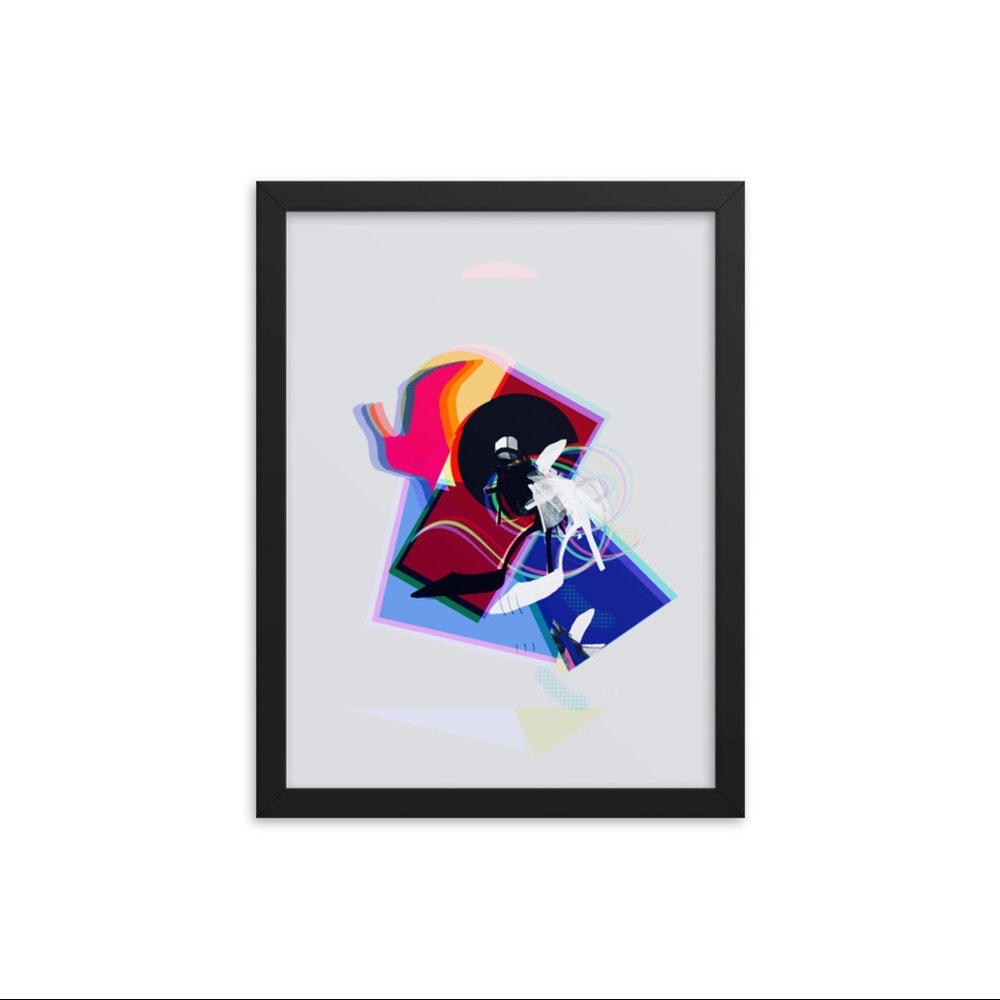 Original Art Print Minimal Style